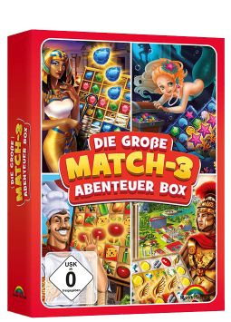 4 Spannende Match-3-Abenteuer Spiele im Paket